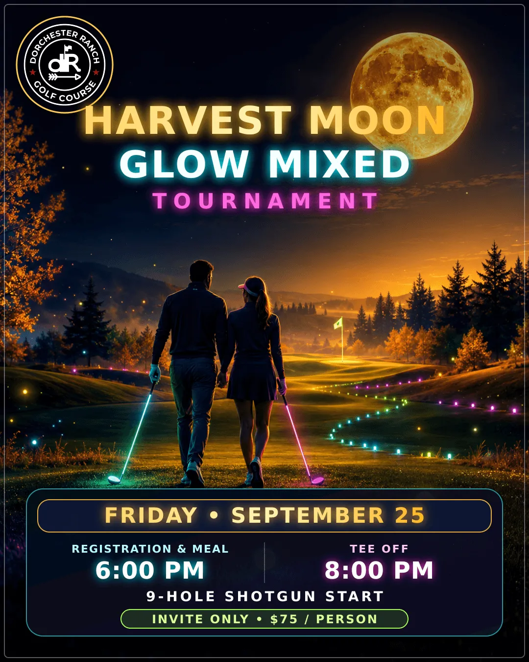 Mixed League Glow Golf